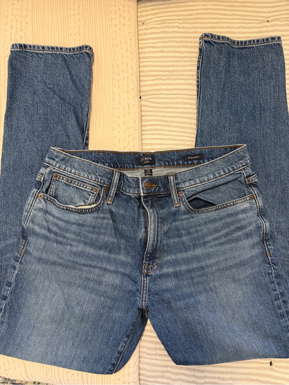 J. Crew Men's Flex Straight Leg Jeans 34x34